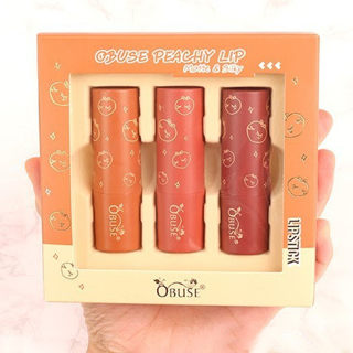 ลิปสติก Obuse Peachy Lip Matte &amp; Silk (OB-1421)