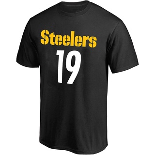 เครื่องดนตรี Juju Smith-Schuster Pittsburgh Slers #เสื้อยืด ลาย 19 Youth Name &amp; Number Jersey