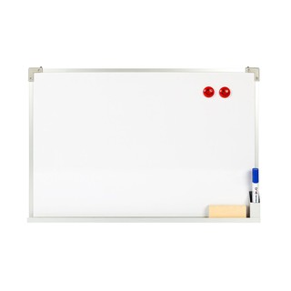 กระดานไวท์บอร์ดแม่เหล็กขอบอลูมิเนียม 90x120 ซม. ONE White board with aluminum edge 90x120 cm. ONE