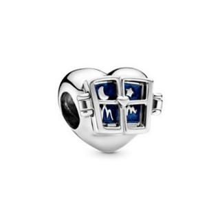 (พร้อมส่ง)*New*Pandora Thanks Mum Window Heart Charm