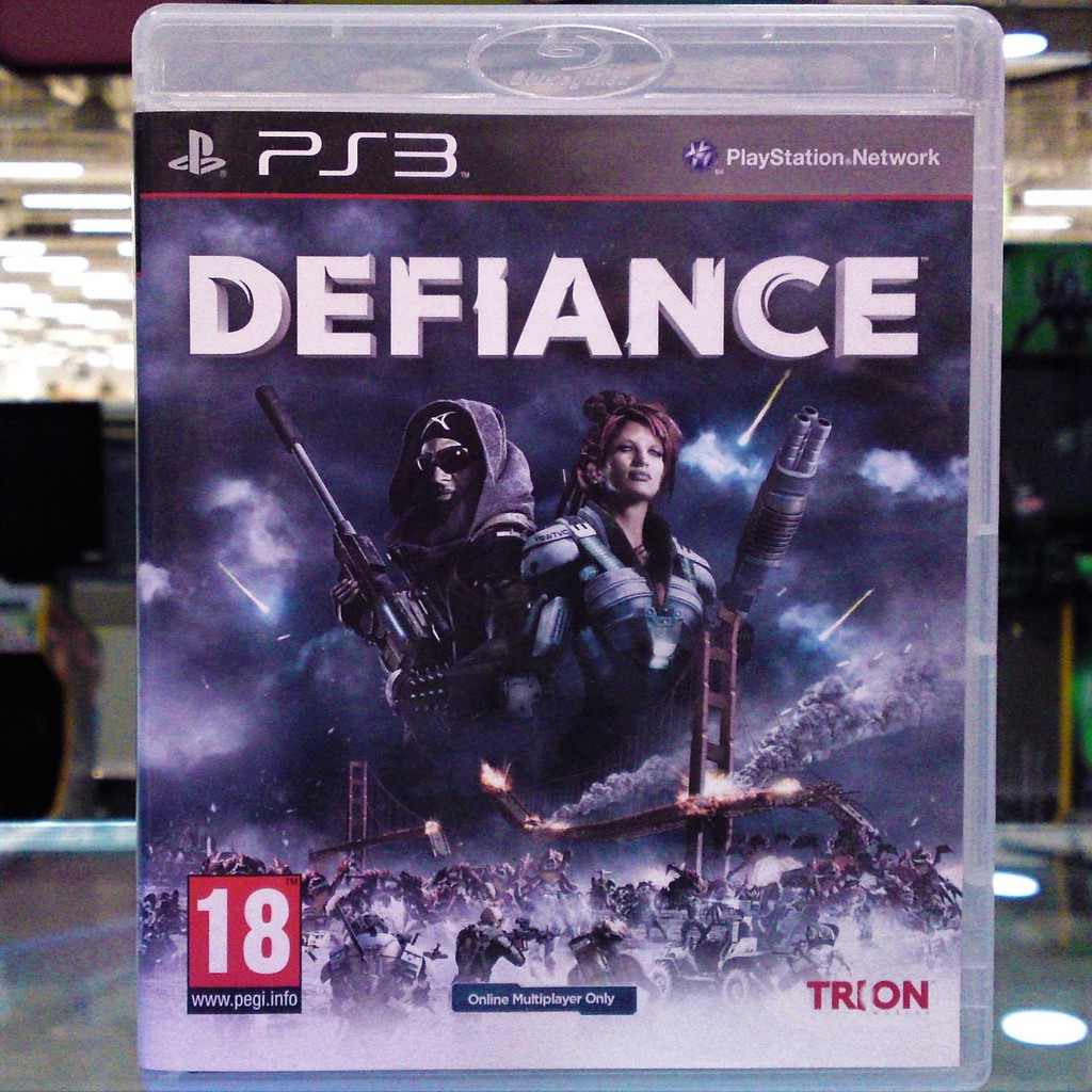 Online Only (Z2,EN) มือ2 Defiance แผ่นเกม PS3 แผ่นPS3 มือสอง แผ่นเกมส์