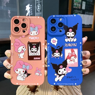 เคสโทรศัพท์มือถือ ขอบสี่เหลี่ยม ลาย Kuromi My Melody สําหรับ Samsung Galaxy A33 A53 A73 5G A32 A52S A72 A31 A41 A71