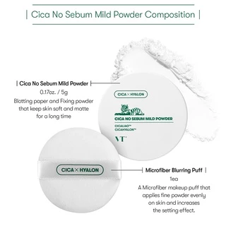 [VTCOSMETICS] Cica No Sebum Mild Powder 5g / No Sebum Moisture Powder / No Sebum UV Powder <Official Flagship>