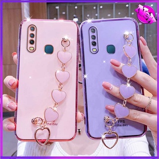 Electroplating Love Bracelet For กรณี VIVO Y17 กรณี VIVO Y15 กรณี VIVO Y11 กรณี VIVO Y12 Y3 soft case phone cover เคสโทรศัพท์มือถือ ชนิดซิลิโคน สำหรับ