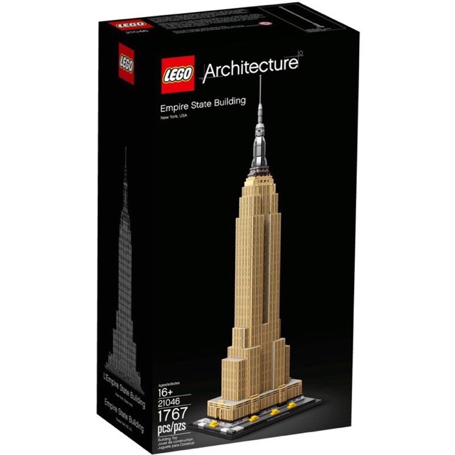 เลโก้ lego architecture 21046 กล่องยับ