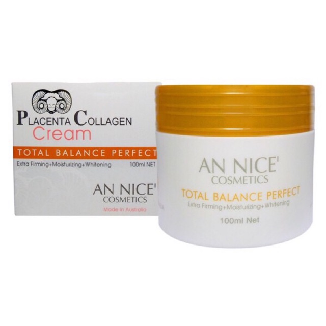 ของแท้ 100% ครีมรกแกะ AN NICE' PLACENTA COLLAGEN CREAM ปริมาณ 100 ml. จำนวน 1 กระปุก