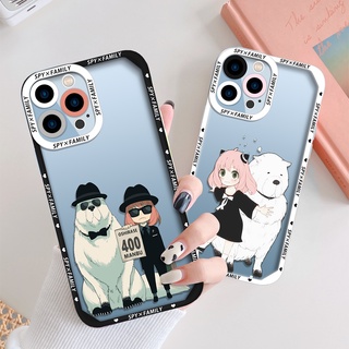 เคสโทรศัพท์มือถือ แบบนิ่ม ลายการ์ตูนอนิเมะ Spy×Family สําหรับ iPhone 13 Pro Max 11 12 lphone 7 8 SE 2020 X XS