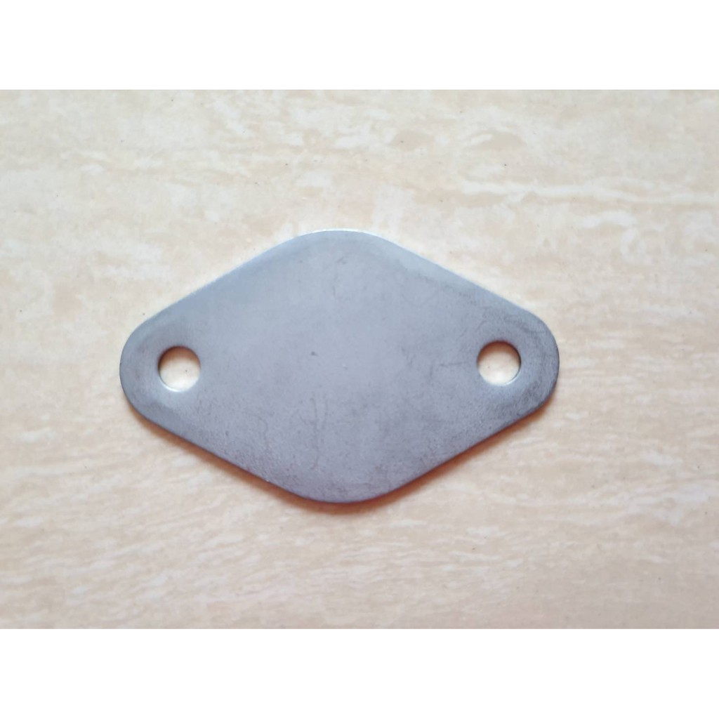 แผ่นปิด EGR วาล์ว สแตนเลสผสม MITSUBISHI TRITON ตัวกลม หนา 1 มิล ราคาแผ่นละ 60 บาท