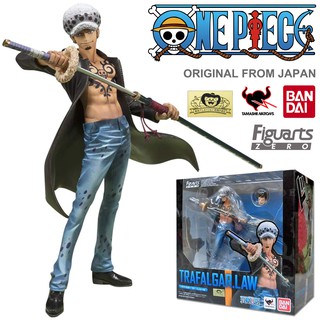 Figure งานแท้ Original ฟิกเกอร์ แมวทอง Bandai One Piece วันพีซ เต็มพิกัดสลัดจอมลุย วันพีช Trafalgar Law ทราฟาลก้า ลอว์