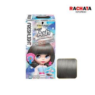 Schwarzkopf Freshlight Foam Color SUGAR ASH โฟมเปลี่ยนสีผม สีน้ำตาลเทาเข้ม 1 กล่อง