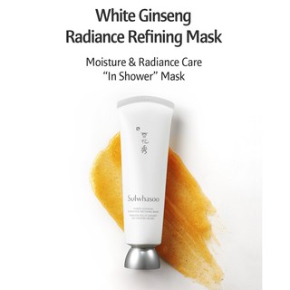 [แท้ 100%] ฉลาก สคบ.ไทย Sulwhasoo White Ginseng Radiance Refining Mask 35 ml. มาส์กเจลสีทอง บำรุงผิวหน้า