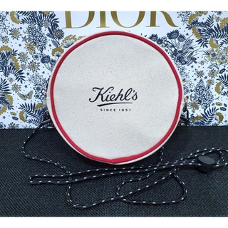 กระเป๋า Kiehls ทรงกลม แท้💯%Kiehls Circle Pouch Bag