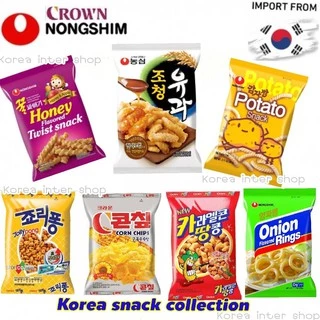 ขนมเกาหลี รวมคอลเลคชั่นขนมสุดฮิตจากเกาหลี korea snack collection brand nongshim crown korea 한국인기과자모음