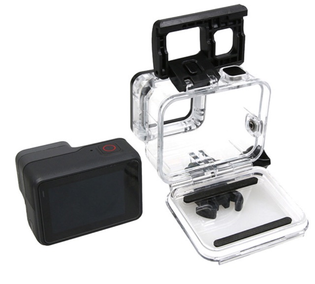 เคสกันน้ำ ไม่ต้องถอดครอบเลนส์ มีฝาทัช** โกโปร5 โกโปร 6 โกโปร7black Waterproof Case for Gopro 5 Gopro 6 GOPRO 7black ราคา ถูกที่สุด ดีลบีเคเค แกลเลอรีภาพที่ 3