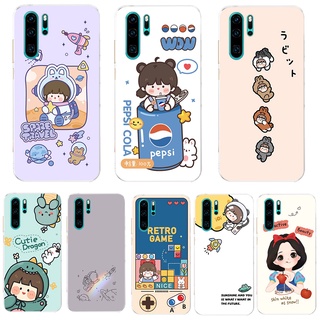 เคสซิลิโคนนิ่ม TPU สําหรับ Huawei P30 P30 Pro P40 P40 Pro