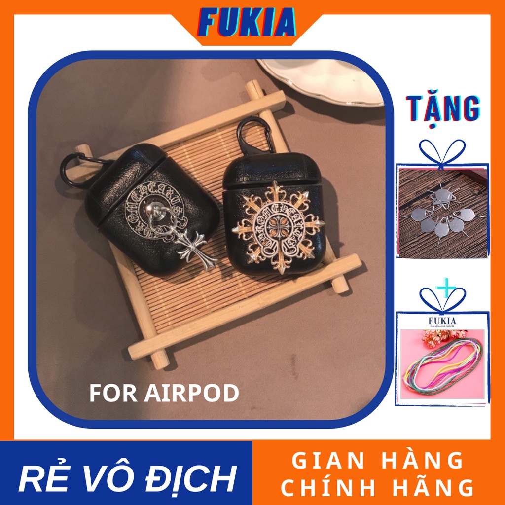 เคส airpod Chrome Heart ลาย star/cross สําหรับ airpod 1/2 และ airpod pro