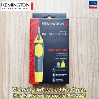 Remington® Virtually Indestructible Nose, Ear &amp; Brow Trimmer NE3871 เครื่องตัดแต่งขนจมูก หู และคิ้ว ขนบนใบหน้า