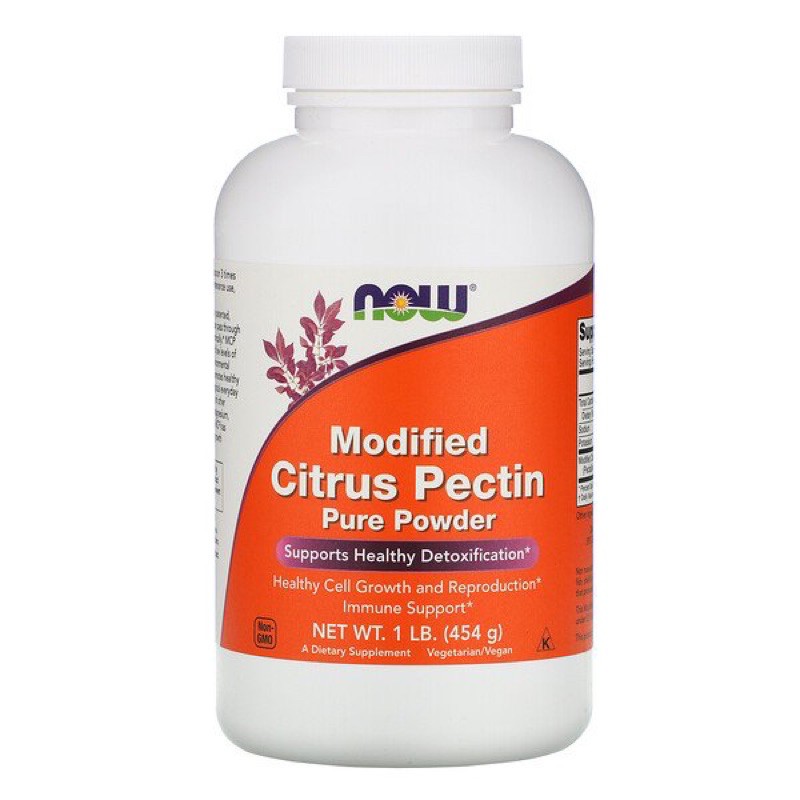 🛫พรีออเดอร์🇺🇸 Now Foods, Modified Citrus Pectin, Pure Powder, 1 lb (454 g)