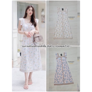 Dress เรียบหรู​ ดูดีมีราคา​ ใส่ได้ทุกโอกาสเลยนะคะ​ผ้าลูกไม้​ ลายดอกสวยละมุน​