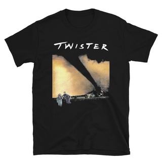 เสื้อยืด คอกลม ผ้าฝ้ายแท้ พิมพ์ลายภาพยนตร์ Twister Bill Paxton Extreme Tornado ทรงสลิมฟิต ใส่เข้ายิมได้ทุกวัน สําหรับผู้