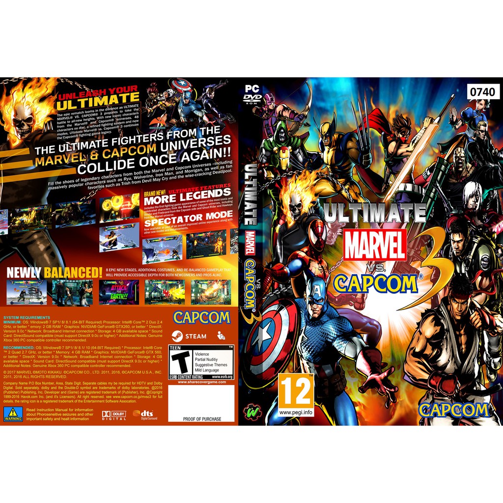 (PC DVD) Ultimate Marvel VS Capcom 3