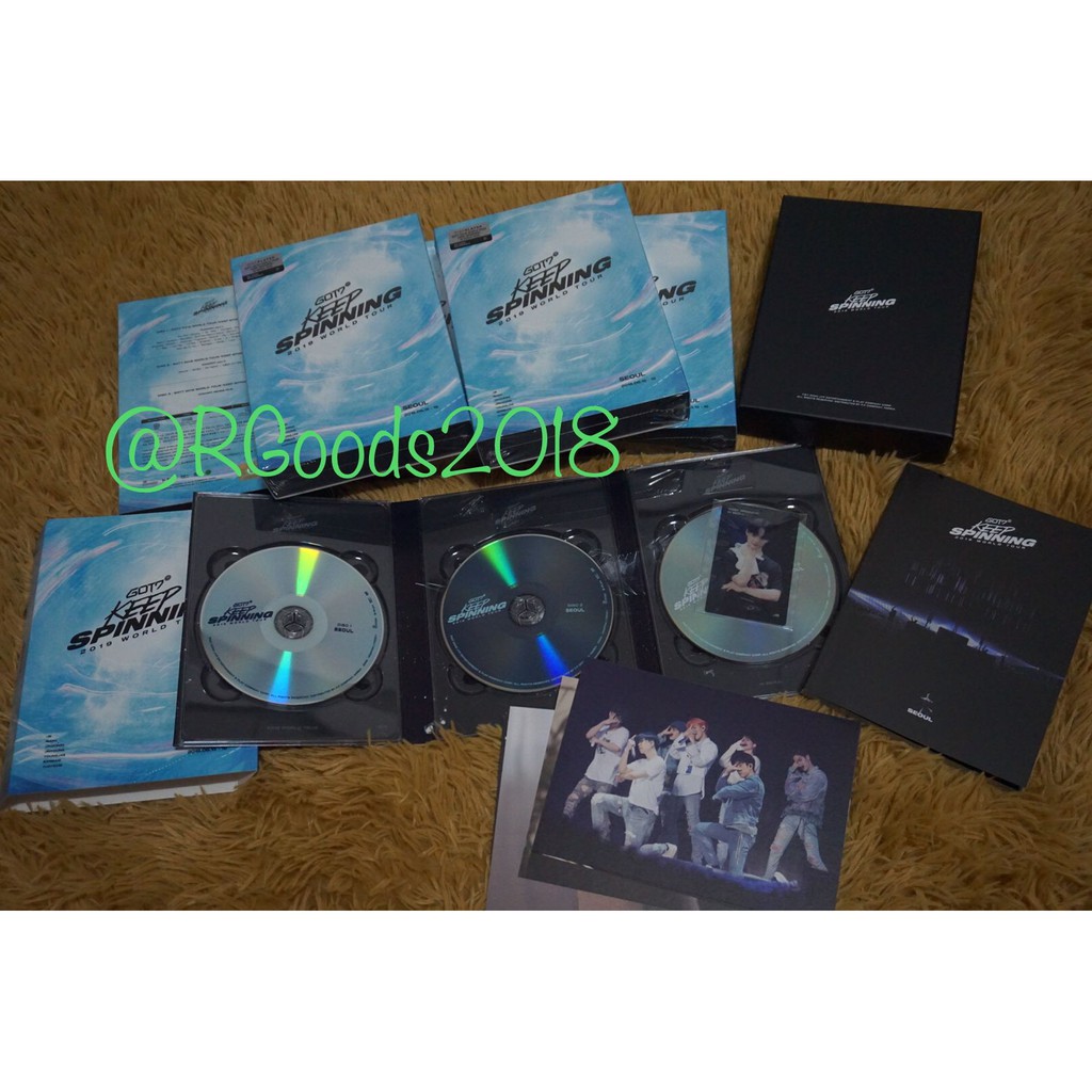 พร้อมส่ง GOT7 - DVD 2019 WORLD TOUR KEEP SPINNING IN SEOUL