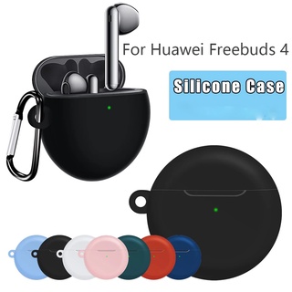 เคสซิลิโคนนิ่ม พร้อมตะขอ สําหรับ Huawei Freebuds 4i Freebuds 4i