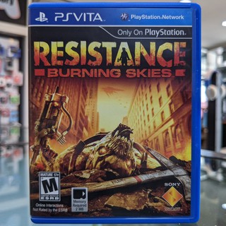 (ภาษาอังกฤษ) มือ2 PS Vita Resistance Burning Skies แผ่นPSVITA เกมPSVITA มือสอง (Only On Playstation)