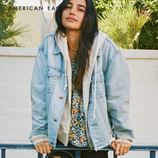 American Eagle 90s Boyfriend Denim Jacket เสื้อ แจ็คเก็ต ผู้หญิง ยีนส์ บอยเฟรนด์ (NWJA 038-3218-914)