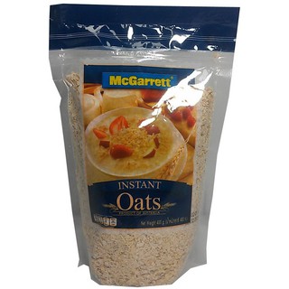 ข้าวโอ๊ตอบชนิดละเอียด 100% ชนิดเกล็ดอบละเอียด Instant Oat Mcgarrett 1000g