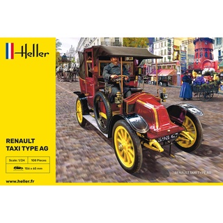 พลาสติก โมเดล ประกอบ HELLER สเกล 1/24 RENAULT TAXI TYPE AG (35705)