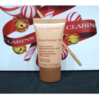 ไนท์ครีม-สูตรยกกระชับ-ต่อต้านริ้วรอย แท้💯%CLARINS Extra-Firming Nuit Night cream 15 ml. แยกเซ็ท