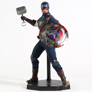 Captain America Avenger Endgame  1/6 PVC Figure ชุดผ้า Damage 33 cm