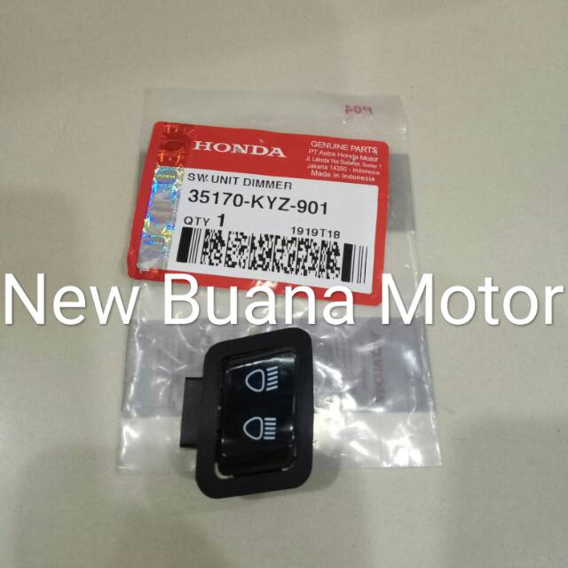 สวิตช์หรี่ไฟหมวกกันน็อค Supra X 125 ใน 35170KYZ901