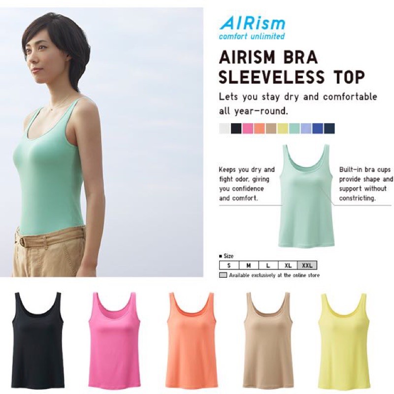 airism sleeveless top