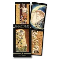 Golden Tarot of Klimt Mini Deck : Pocket Gold Edition