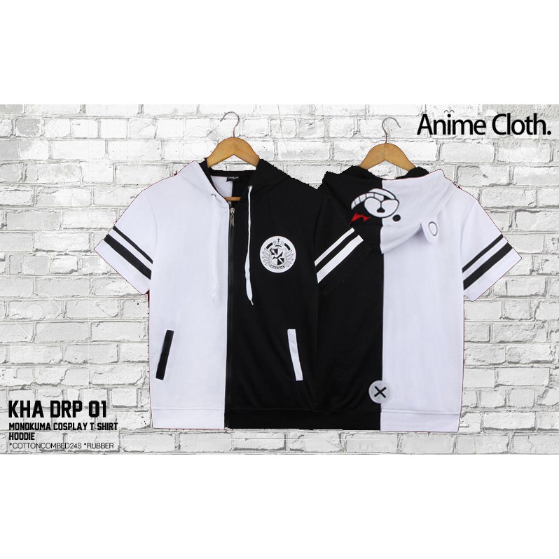 อะนิเมะHoodieเสื้อยืดDanganronpa Monkumaคอสเพลย์Hoodie KHAI DRP 01