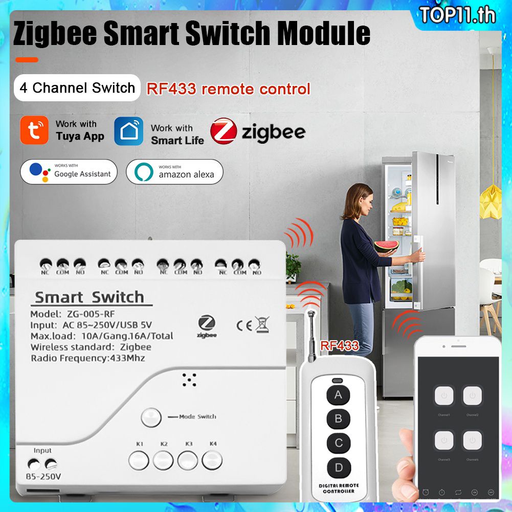 #สวิตซ์อัจฉริยะ #SmartSwitch #ZigBee #บ้านอัจฉริยะ #โฮมออโตเมชั่น