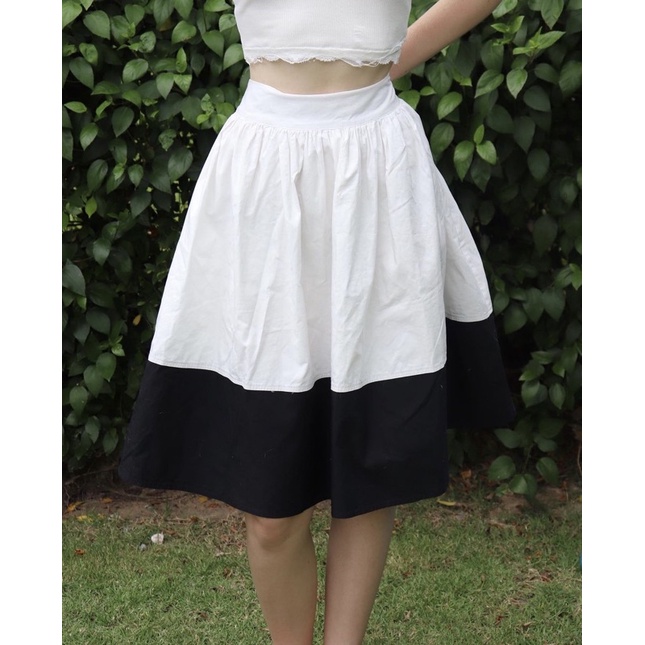 Black and White Skirt
