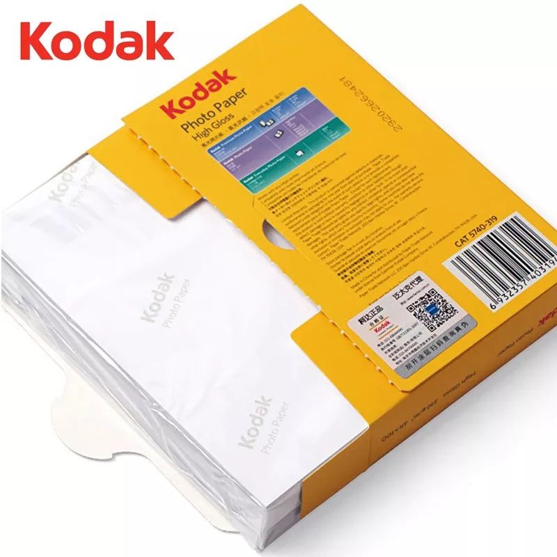 กระดาษโฟโต้โกดัก Kodak แท้ /  ผิวด้านมุก 4x6 นิ้ว / 270 แกรม 100 แผ่นKodak paper RC Satin 270g/m2