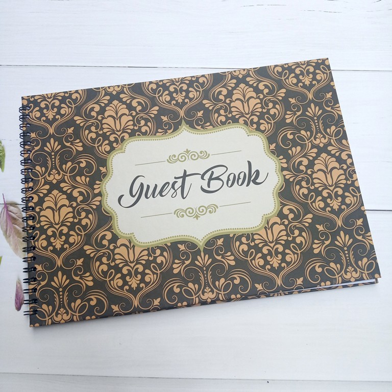 [READY] WEDDING GUEST BOOK / ปกแข็งหนังสือ GUEST (GB-10)