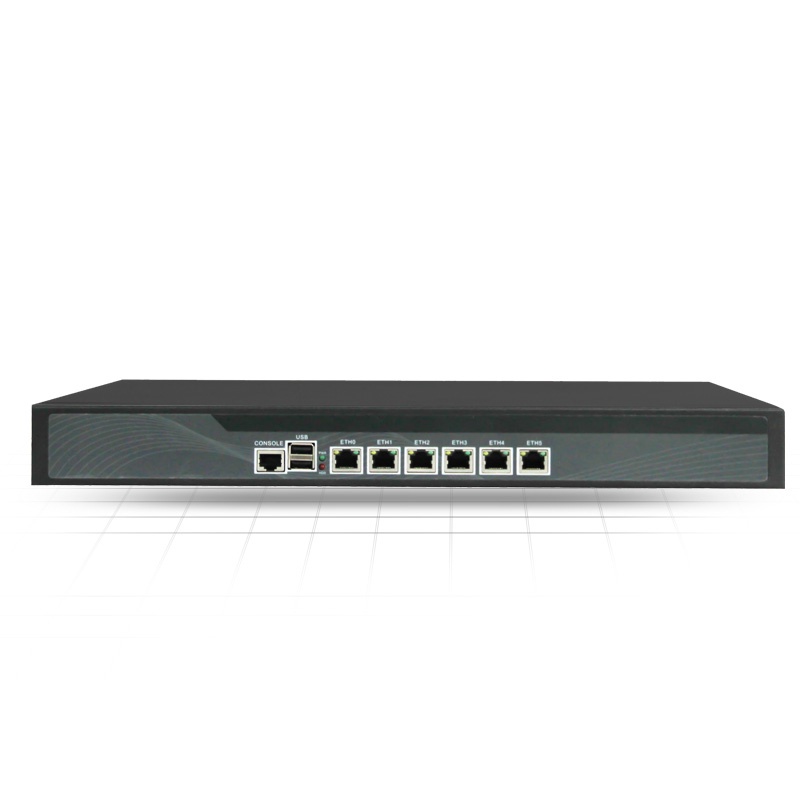 1U Rackmount Firewall Router 6 Intel Gigabit NICs Intel 7th Gen Pentium 441U Dual Core VPN PC Soft R