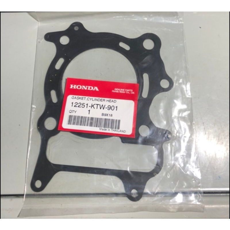 ปะเก็นฝาสูบ Honda Forza300 Gen1 Gen2 (ปี2013-2020) เบิกใหม่ แท้ศูนย์ Honda 12251-KTW-901