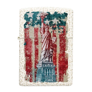 Zippo ไฟแช็กรุ่น 49782 Statue of Liberty Design รับประกันตลอดชีวิต นำเข้าและจำหน่ายโดยตัวแทนจำหน่าย