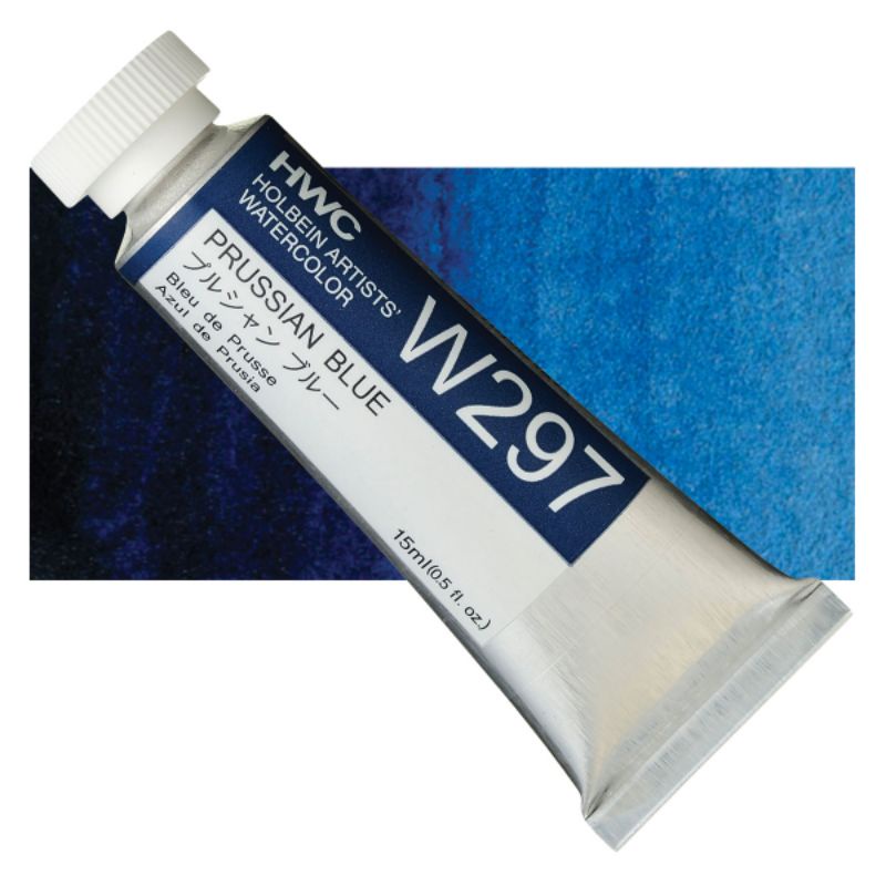 Prussian Blue W097/W297/WW097 SerA 5/15/60ml สีน้ำโฮลเบน Japan Holbein Artist Watercolor ホルベイン透明水彩絵具
