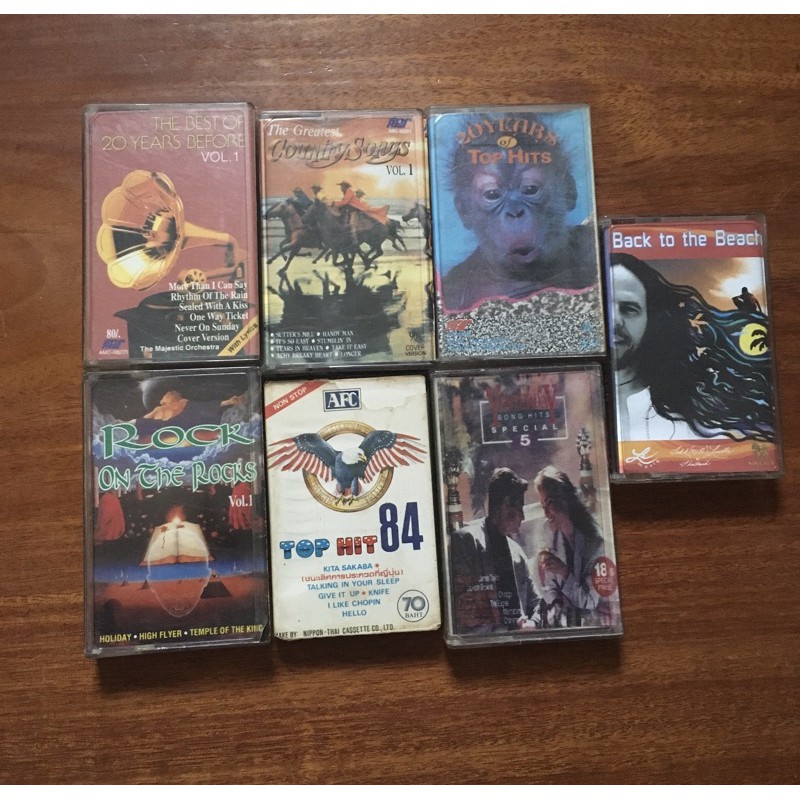 เทปคาสเซ็ท เทปเพลงสากล tapecassette