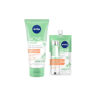 โปรโมชั่น : ใหม่ รักษาสิว นีเวีย เจลล้างหน้า แอคเน่ รีแพร์ เจนเทิล ไมโคร เคลนเซอร์ 90มล และ นีเวีย แอคเน่ แคร์ ซุปเปอร์ เซรั่ม 7มล NIVEA