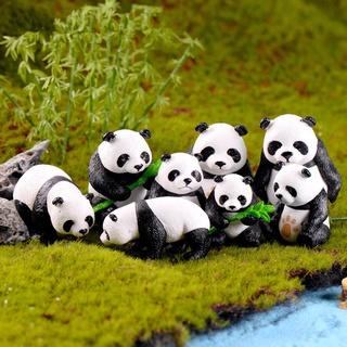 แพนด้า โมเดลแพนด้า ตุ๊กตาแพนด้ายักษ์ ตุ๊กตา โมเดล โมเดลสัตว์ Panda Model Panda Figures Cute Panda Mini Panda Miniature