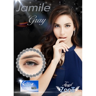 Angel Zone คอนแทคเลนส์ รุ่น 14.5 Jamile Gray (รองรับค่าสายตาปกติและสายตาสั้น 0.0 ถึง -10.00)