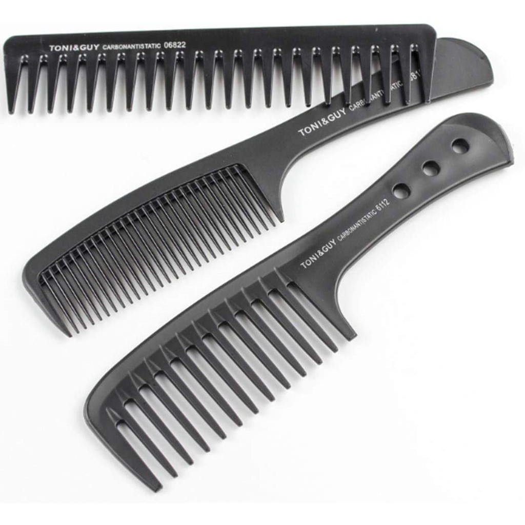 หวีป้องกันไฟฟ้าสถิต Tony & Guy Carbon 6112